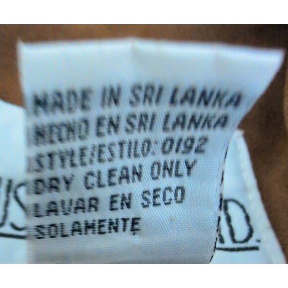 Vintage Faux Suede Paisley Midi Dress 8 Boho Cottagecore Country Prairie Modest - Picture 5 of 5